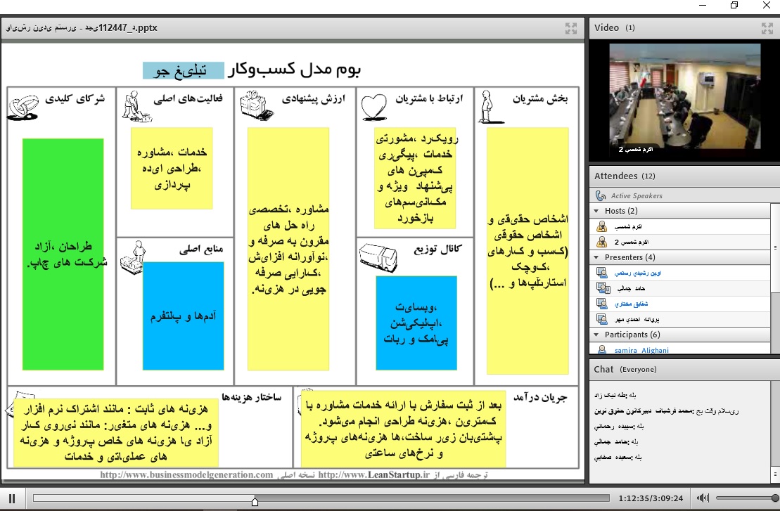 کارگاه توانمندسازی تولید و مدیریت محتوا در غرفه‌های مجازی "