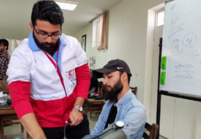 کارگاه آموزشی فشارخون کانون هلال احمر دانشگاه